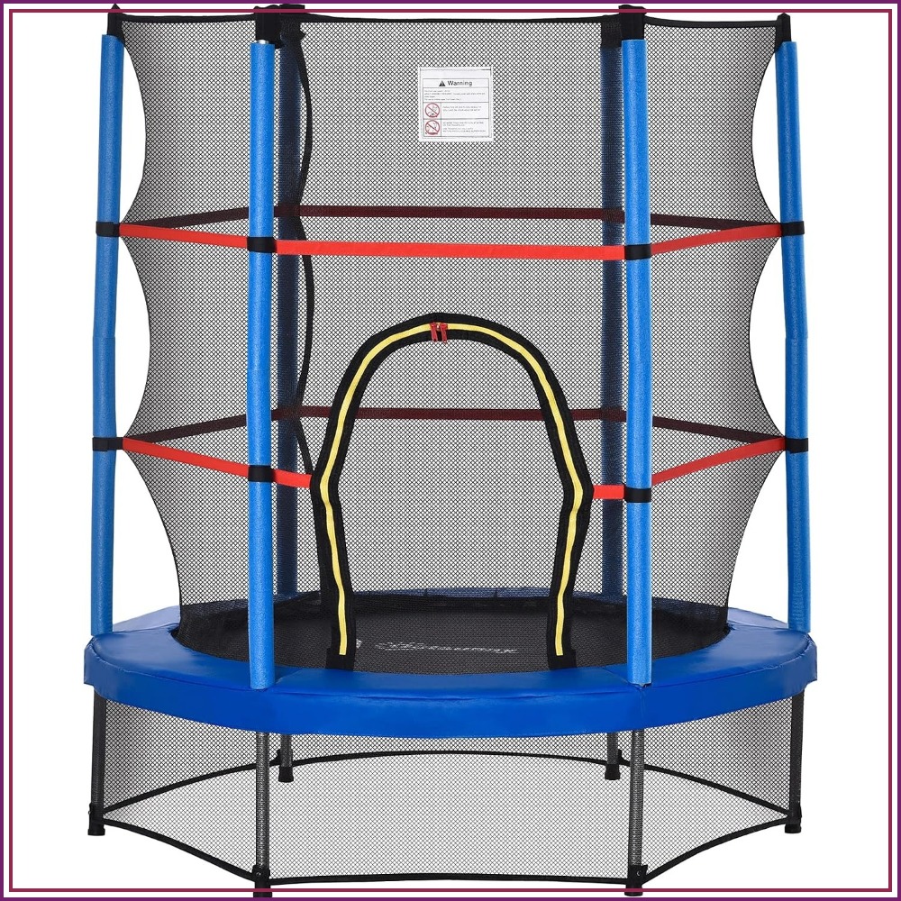 Kids Indoor Outdoor Trampoline - 55 inch mini-trampoline voor kinderen van