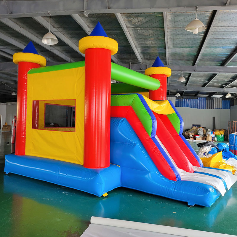Kids Outdoor Jump House - Springhuis met glijbaan Springkasteel Springhuis voor