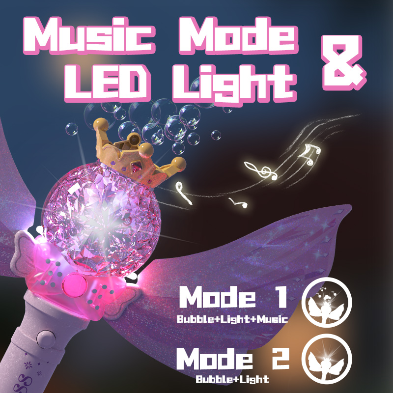 Bubble Sword Wand - Princess Angel Wing Bubble Wand Elektrische