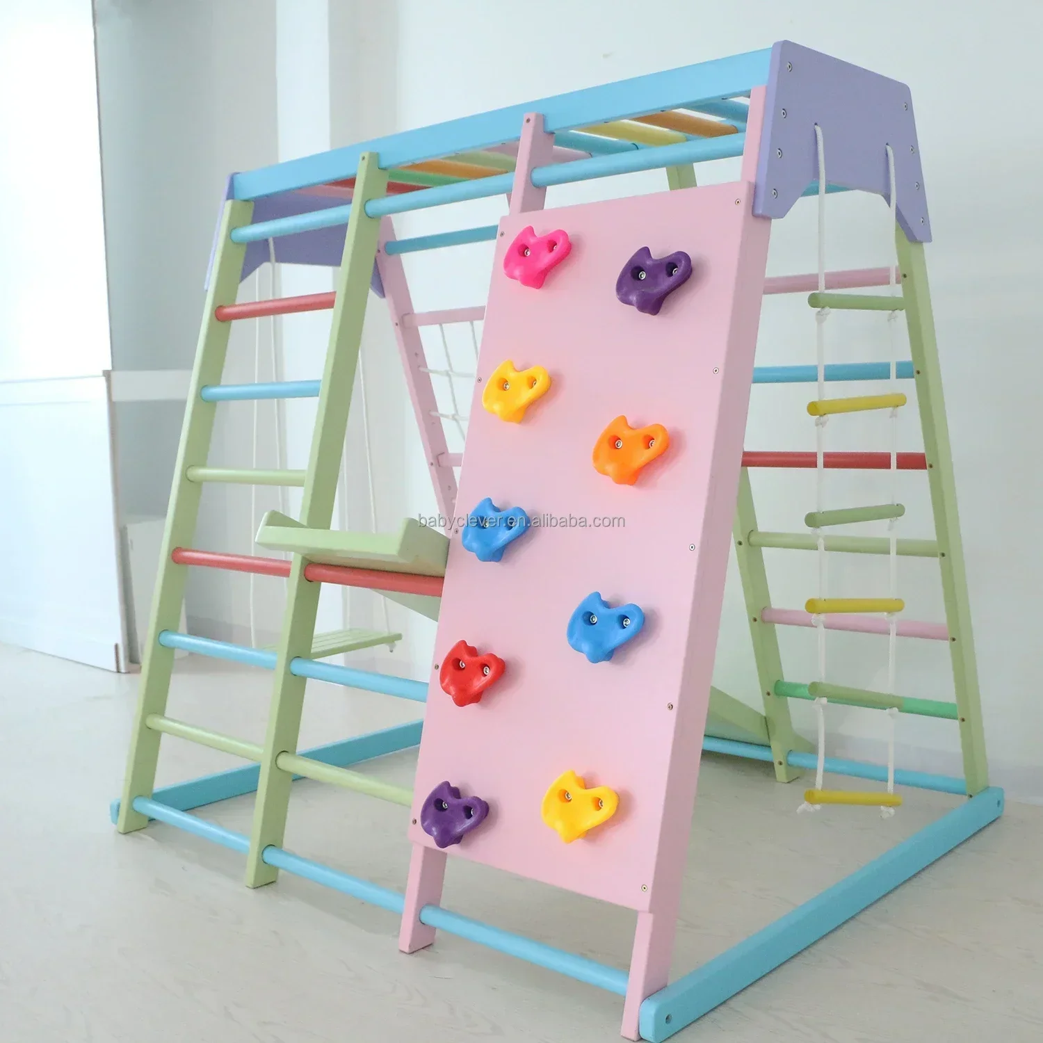 2025 Groothandel Kinderen Peut - Kids Outdoor Jungle Gym With Slide recensie en prijs
