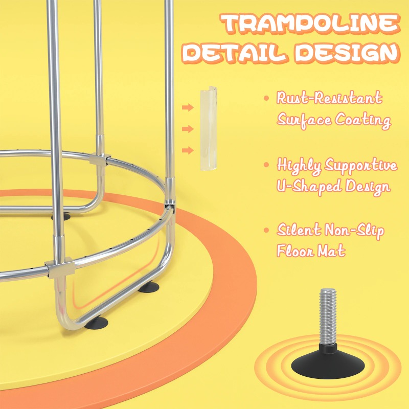 5FT Trampoline voor peuters, 8 - Kids Indoor Outdoor Trampoline recensie en prijs