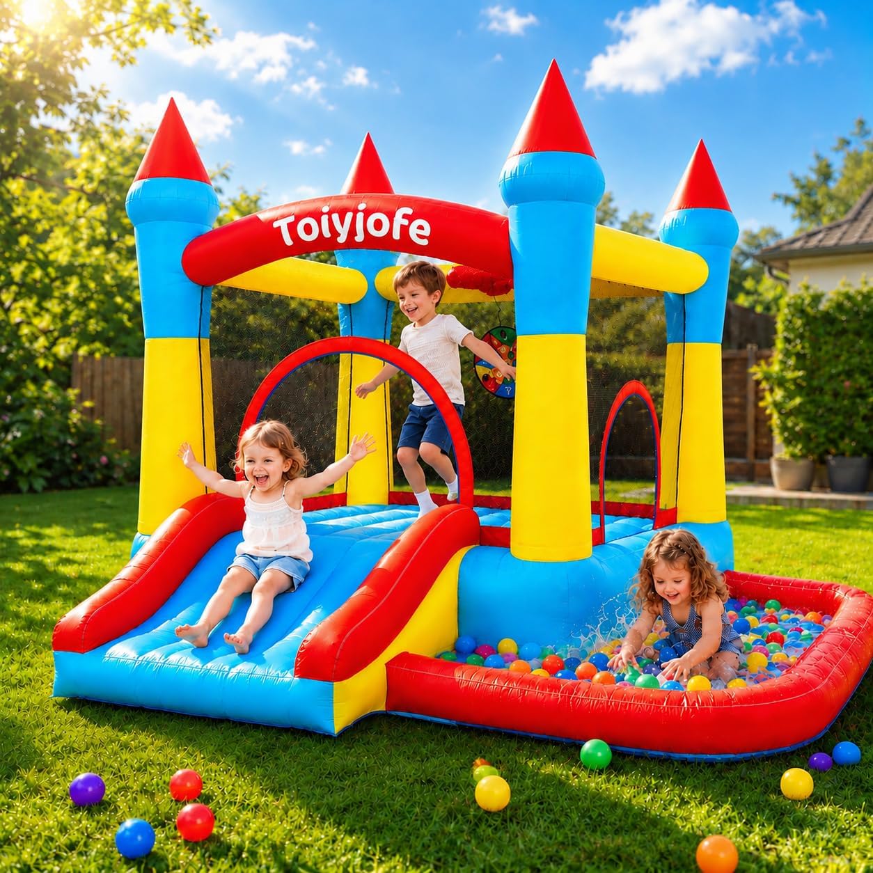 Springkasteel voor kinderen va - Kids Outdoor Jump House recensie en prijs
