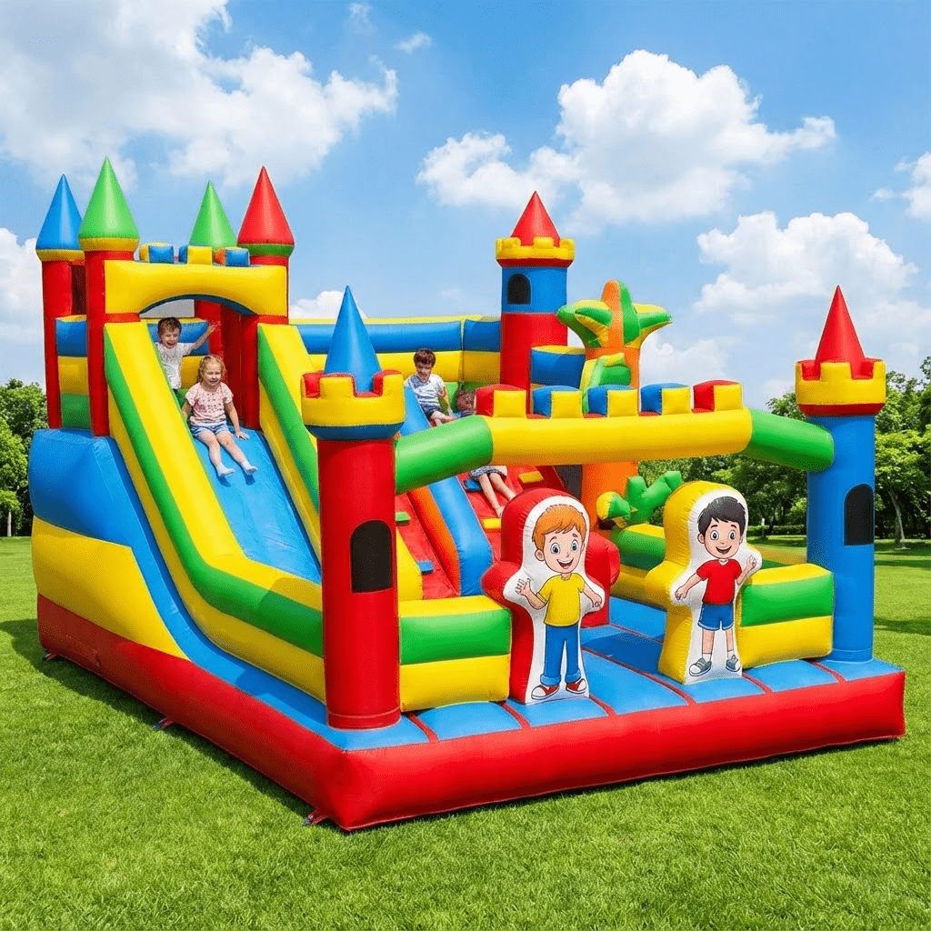 Op maat gemaakte, extra sterke - Kids Outdoor Jump House recensie en prijs
