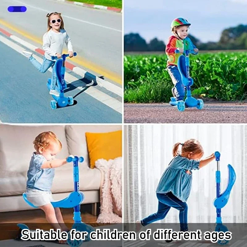 2-in-1 kinderkick-scooter met  - Kids Outdoor Lights recensie en prijs