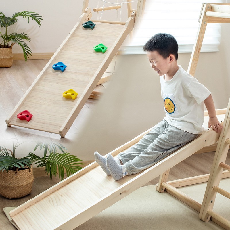 Klimrek voor kinderen, binnen  - Kids Outdoor Jungle Gym With Slide recensie en prijs