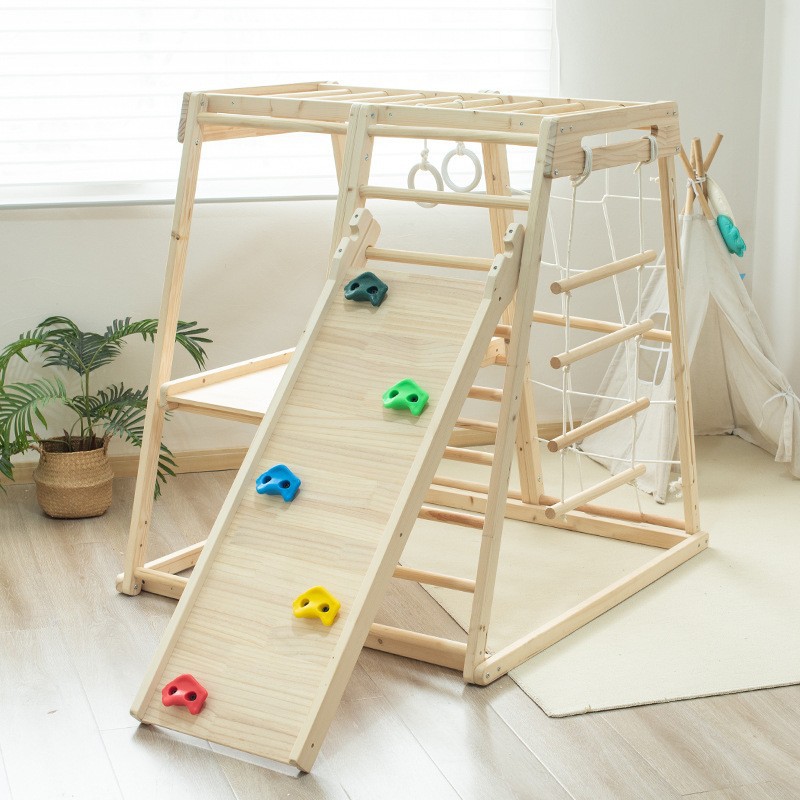 Klimrek voor kinderen, binnen  - Kids Outdoor Jungle Gym With Slide recensie en prijs