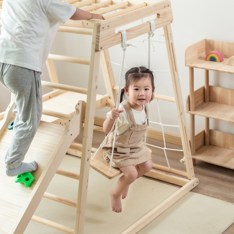 Klimrek voor kinderen, binnen  - Kids Outdoor Jungle Gym With Slide recensie en prijs