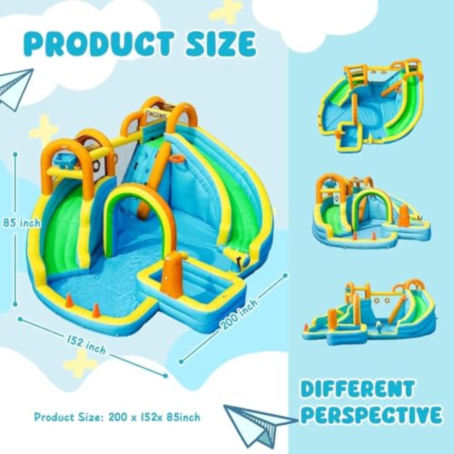 Opblaasbaar waterglijbaanpark  - Kids Outdoor Pool recensie en prijs