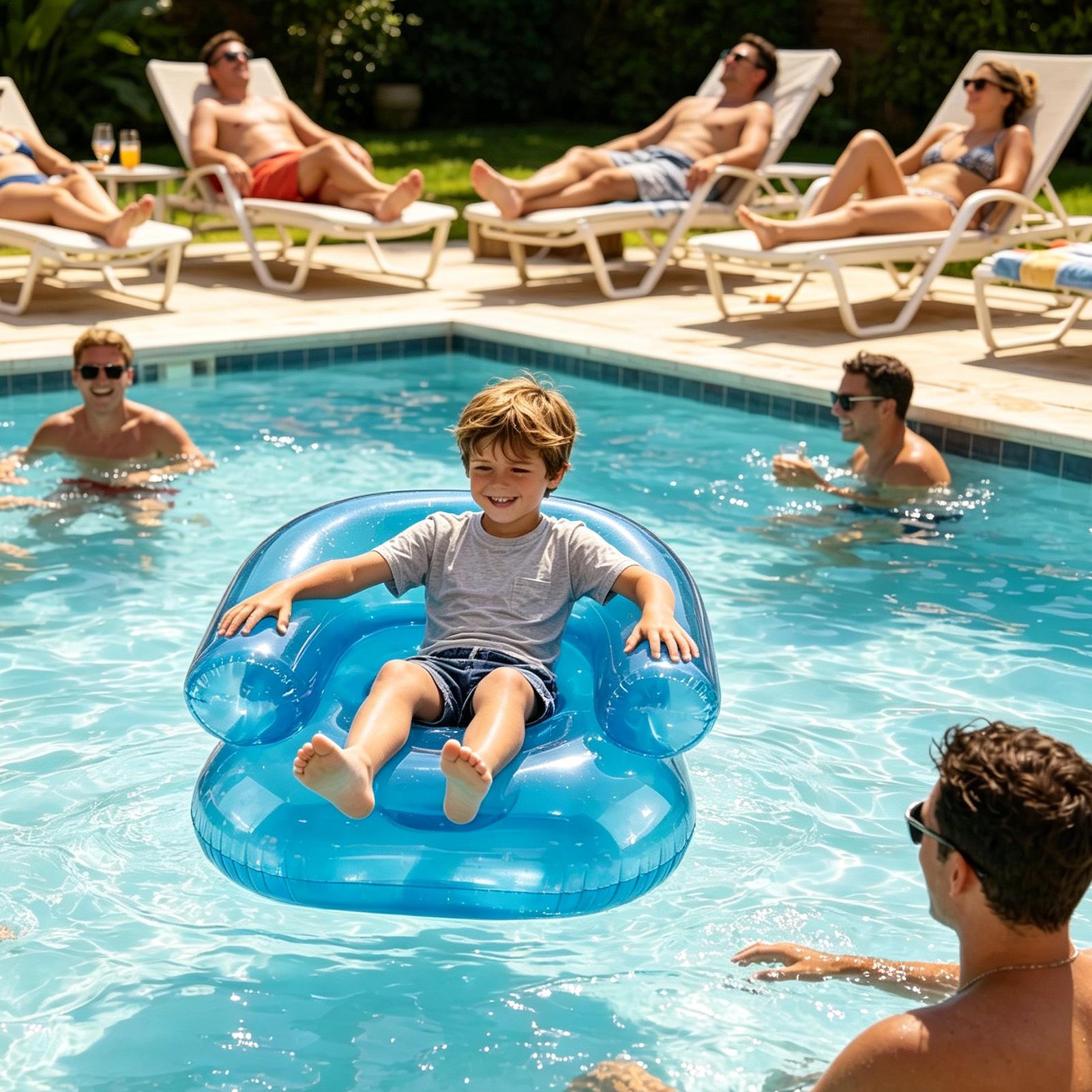 Opblaasbare stoel voor kindere - Kids Outdoor Pool recensie en prijs