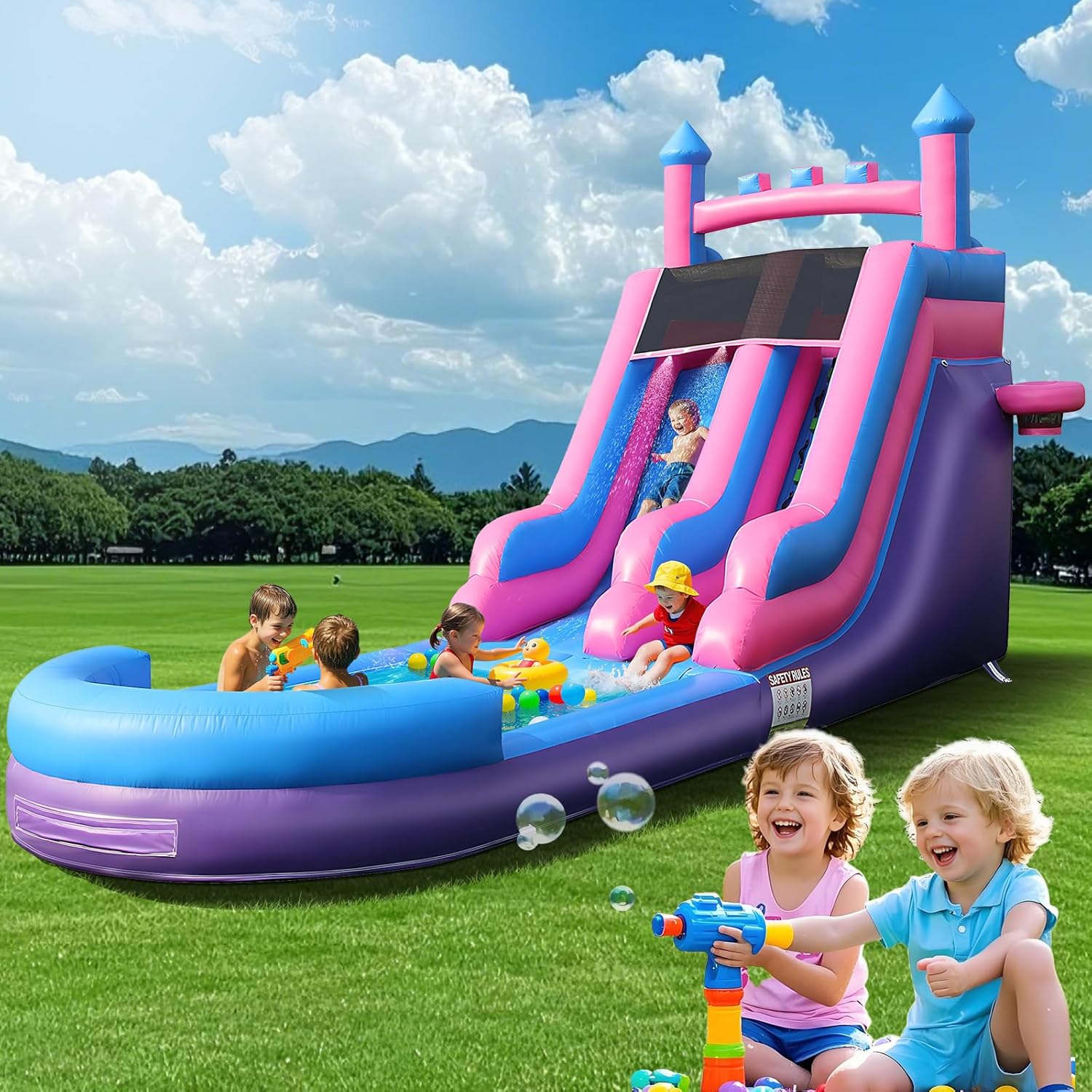 26,2 FT zware, opblaasbare wat - Kids Outdoor Pool recensie en prijs