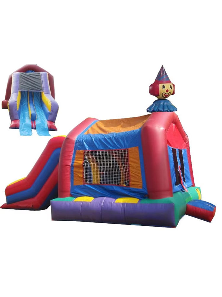 Dubbele glijbaan opblaasbare c - Kids Outdoor Jump House recensie en prijs