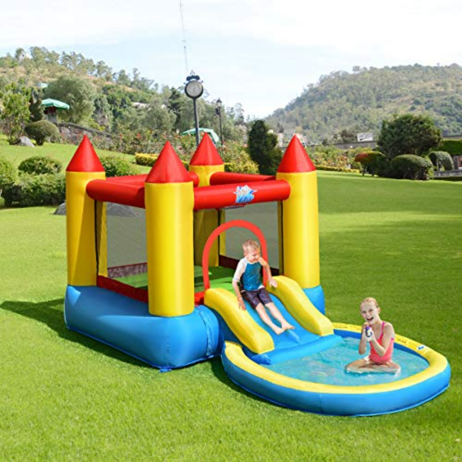 Opblaasbare springkasteel voor - Kids Outdoor Jump House recensie en prijs