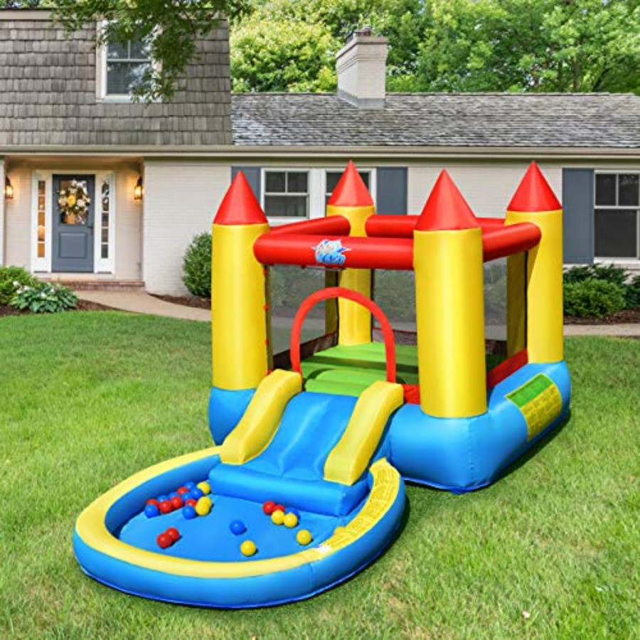 Opblaasbare springkasteel voor - Kids Outdoor Jump House recensie en prijs