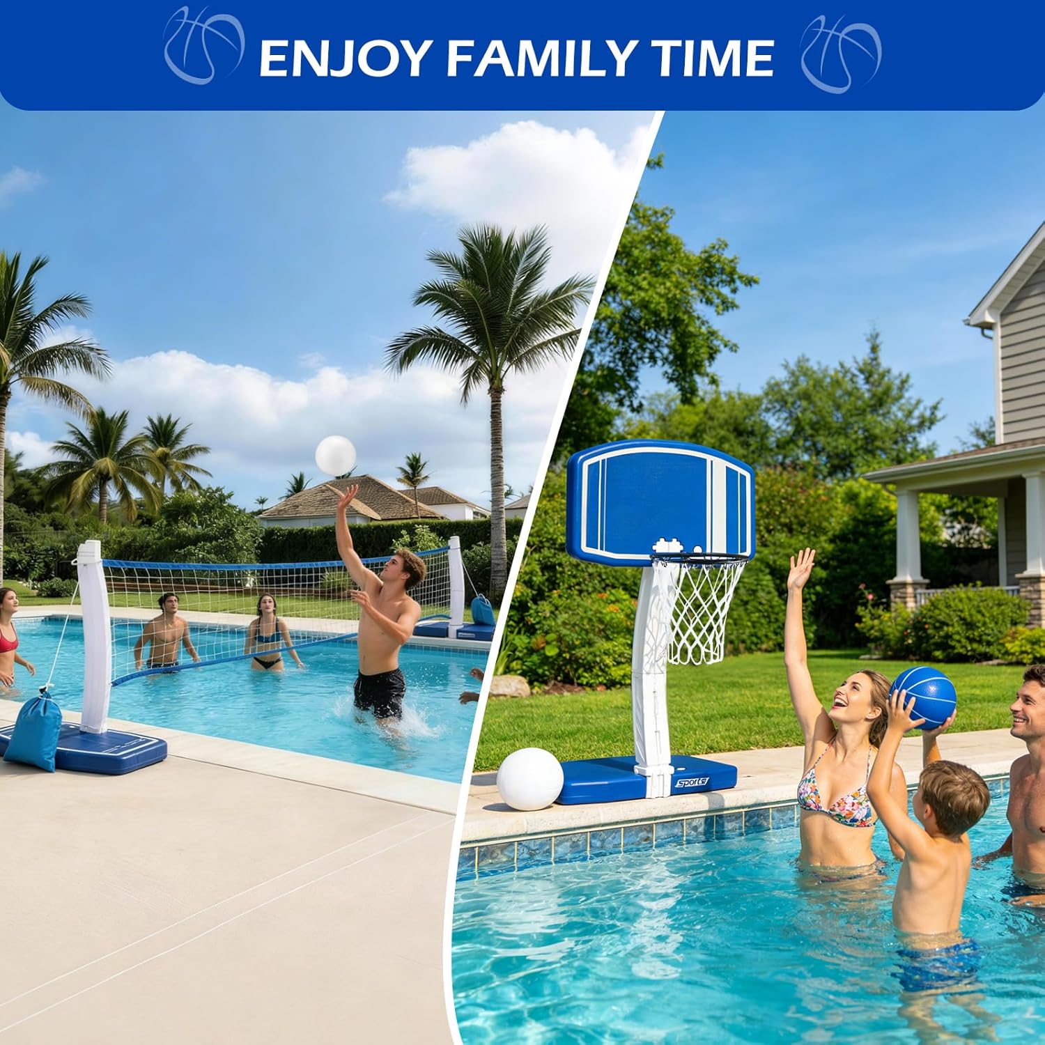 Bovengrondse zwembad basketbal - Kids Outdoor Pool recensie en prijs
