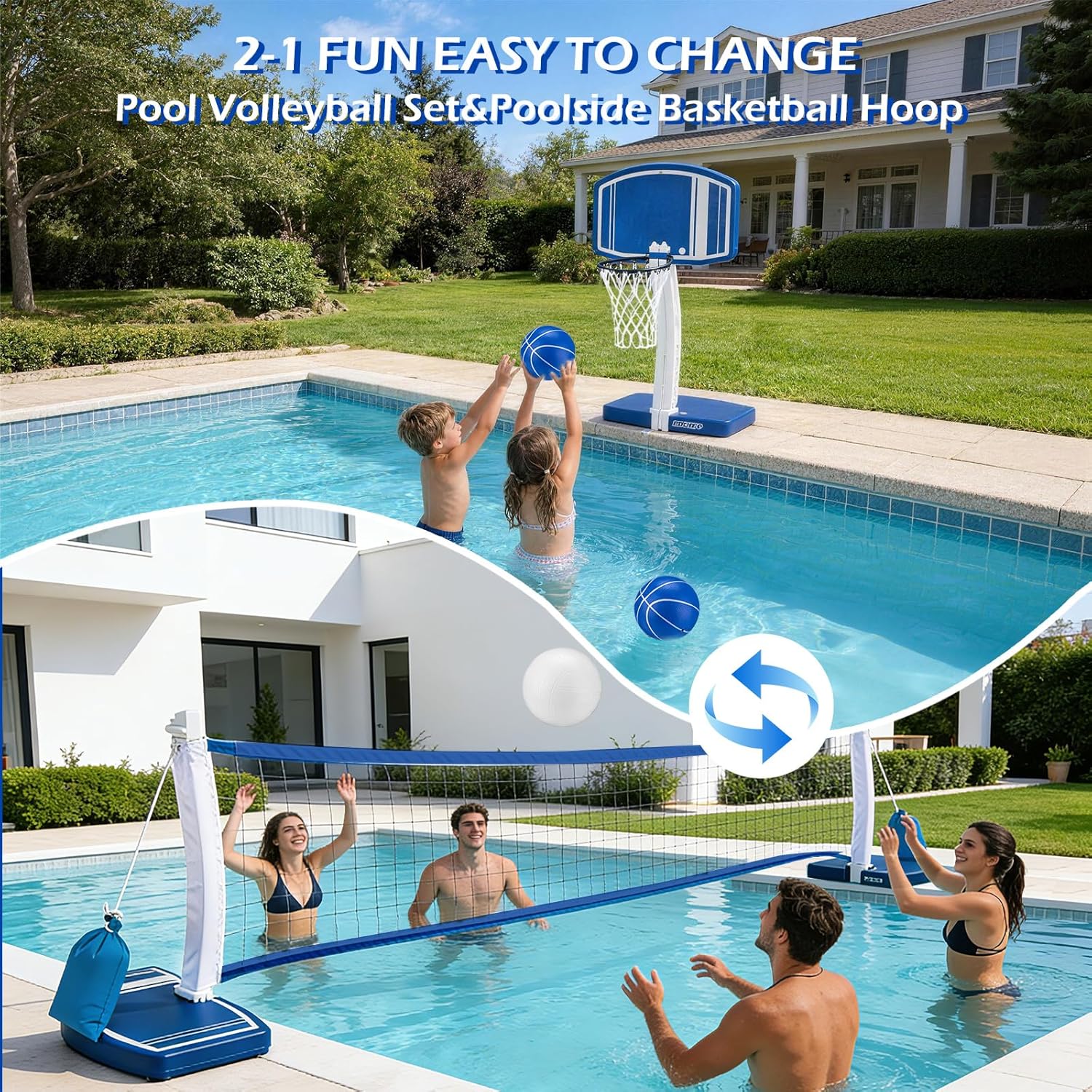 Bovengrondse zwembad basketbal - Kids Outdoor Pool recensie en prijs