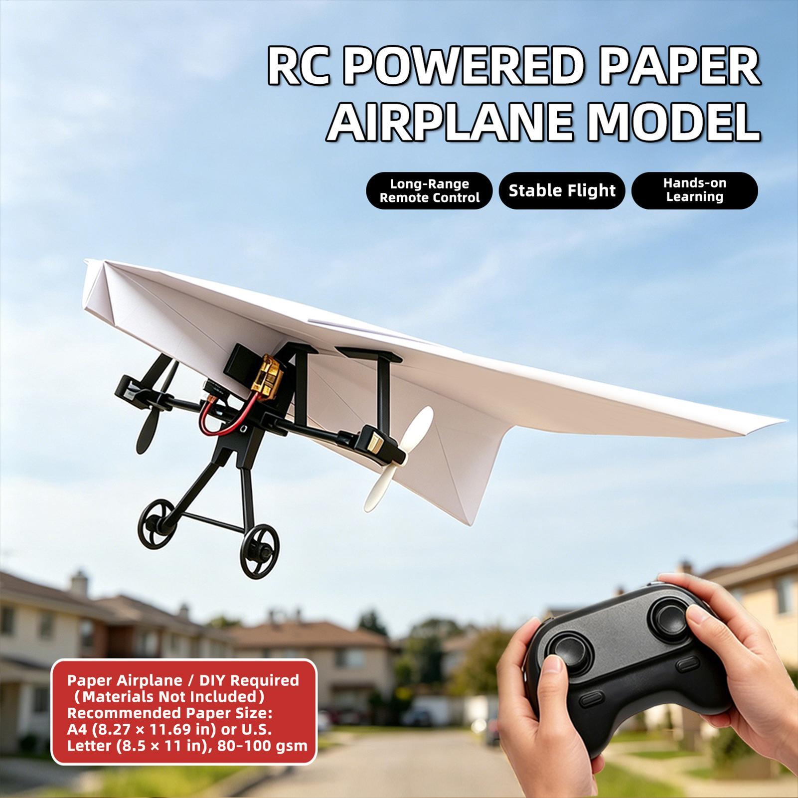 DIY RC Papieren Vliegtuig Kit  - Kids Outdoor Kit recensie en prijs