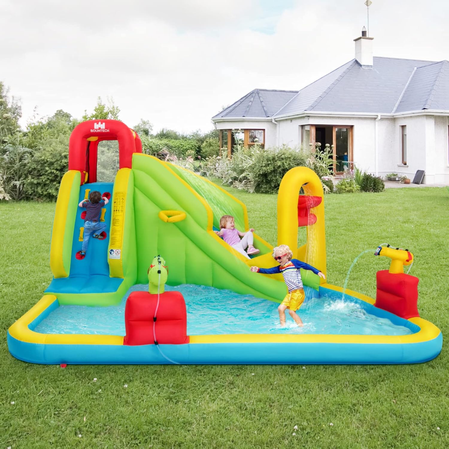 Mega Opblaasbaar Waterpark Spr - Kids Outdoor Pool recensie en prijs