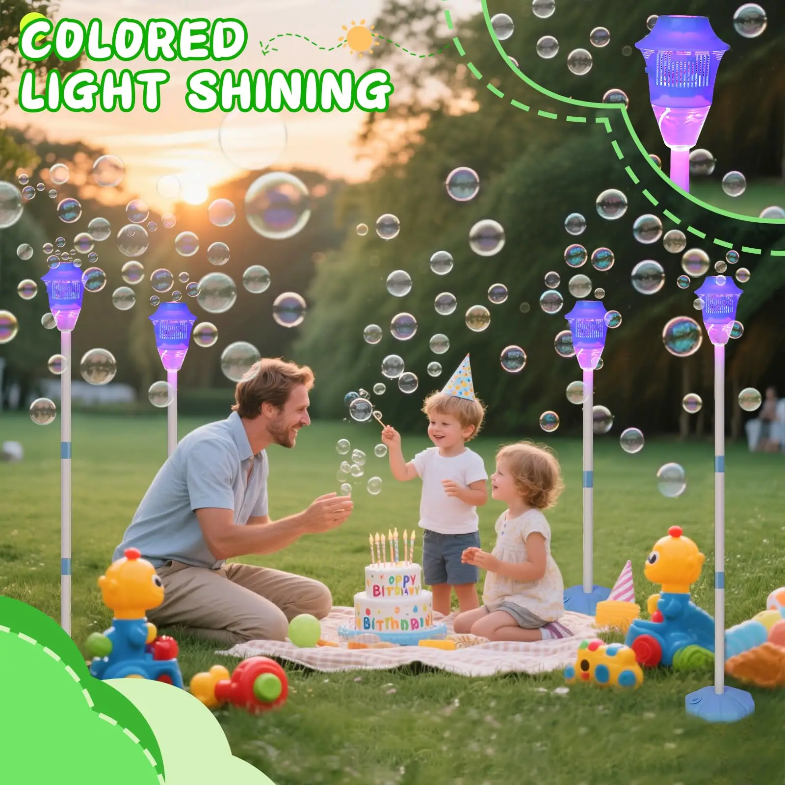 Stand Bubble Machine met verli - Bubble Sword Wand recensie en prijs