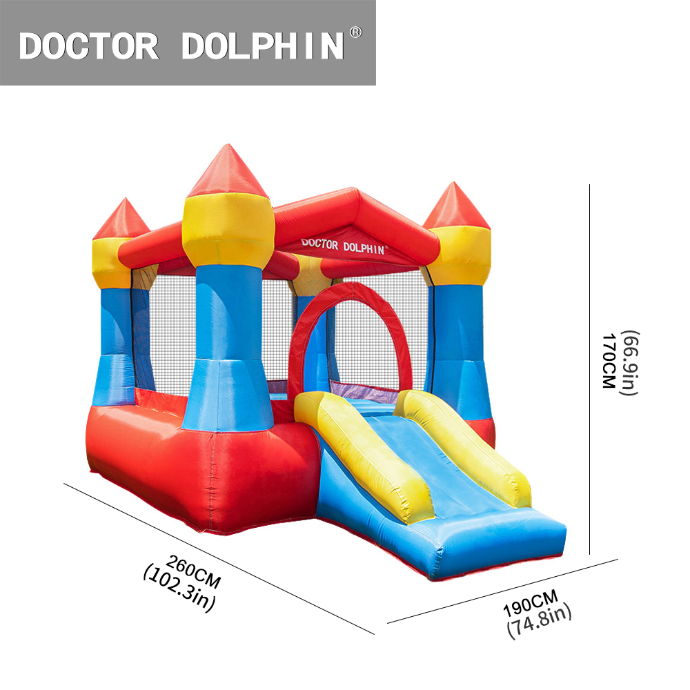 Opblaasbare buitenspeeltuin me - Kids Outdoor Jump House recensie en prijs