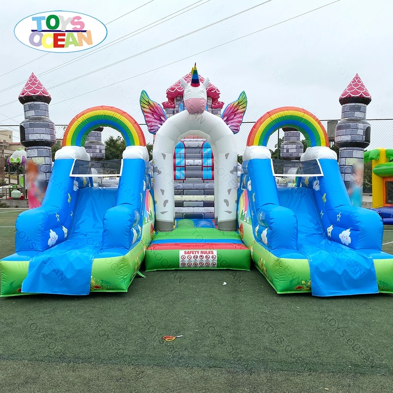 Op maat gemaakte grote buiten  - Kids Outdoor Jump House recensie en prijs