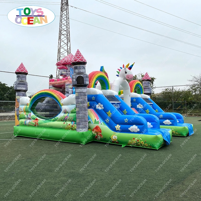 Op maat gemaakte grote buiten  - Kids Outdoor Jump House recensie en prijs