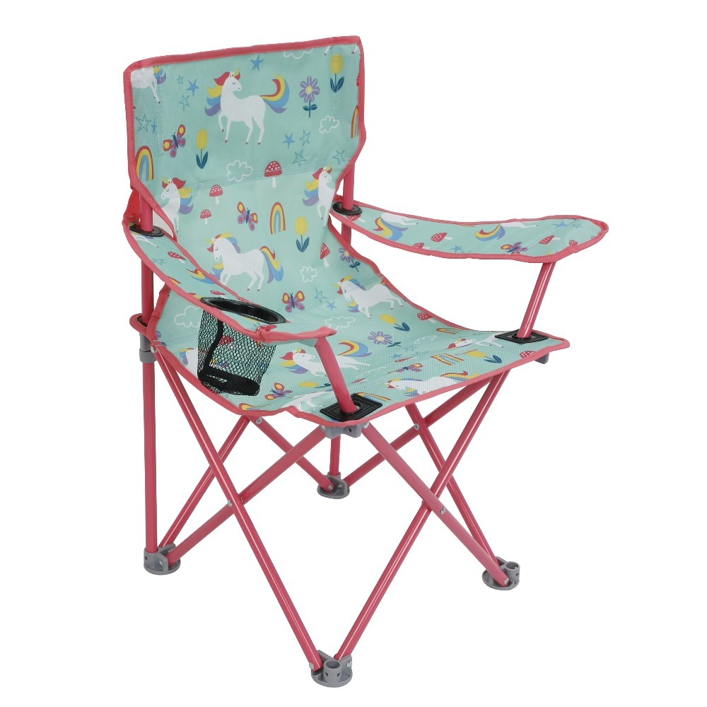 Draagbare opvouwbare kindercam - Kids Unicorn Outdoor Chair recensie en prijs